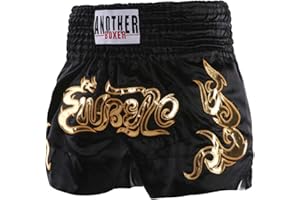Sxiwei Short de Boxe Enfant Garçon Short Sportif de Muay Thai MMA Kick Survêtements Combat Boxer Exercices