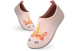 Vorvowry Pantofole Asilo Bambina Antiscivolo Ciabatte Bambino da Casa Morbido e Leggero Scarpe Calze Slipper Ragazzi Ragazze Suola In Gomma