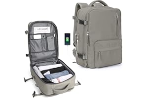 SZLX Plecak Podróżny Ryanair Cabin Bag 40x20x25 Torba Kabinowa pod Siedzenie Torba Easyjet 45x36x20 Cabin Bag Damski Plecak na Laptop z wyjściem USB Plecak Turystyczny Wodoodporny Męski