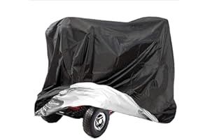 AMSAMOTION Cubierta de Almacenamiento Impermeable para Silla de Ruedas Cubierta de Almacenamiento para Moto Protector de Lluvia Ligero contra Polvo Suciedad Nieve Lluvia Rayos 67 x 24 x 46 Pulgadas