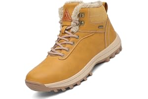 Mishansha Botas Hombre Mujer Invierno Impermeables Antideslizantes Forradas Botines de Nieve Gr.36-48