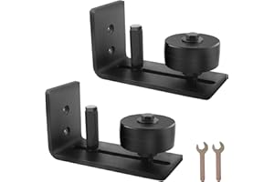 OBQCARE Guida a Pavimento Regolabile, Guida per Porte Scorrevoli 8 in 1, Guida al Piano, Guida a Pavimento per Porta Scorrevole Regolabile, Guida al Pavimento Della Porta del Granaio Scorrevole