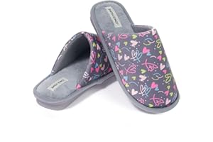 JOMIX Pantofole Donna Invernali da Casa Pelose Calde Flat Termiche Comode e Morbide MD9675