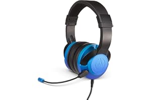 PowerA Fusion, Kabelgebundenes Gaming-Headset - Abnehmbares Mikrofon - Kompatibel mit PlayStation 4, Xbox (One, One X, One S, 360), Nintendo Switch, Mac-PC, Android, IOS – Blasses Saphirblau