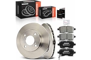 Frankberg Brake Kit incl. 2x Brake Disc + 4x Brake Pad Front Compatible with Ignis III FF MF 1.2L 2016-2025 Replace# 5581062R00,5531162R00