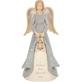 Enesco Foundations Mother Love Lights The Way Melek Fig&uuml;r&uuml;, 19 cm, &Ccedil;ok Renkli