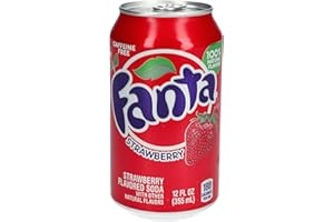 HEART FOR CARDS American Fanta - Barattoli da 0,335 litri (Strawberry USA)