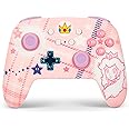 PowerA Enhanced Wireless Controller for Nintendo Switch - Peach, Nintendo Switch - OLED Model, Nintendo Switch Lite, Gamepad, Game Controller, Bluetooth Controller, Officially Licensed