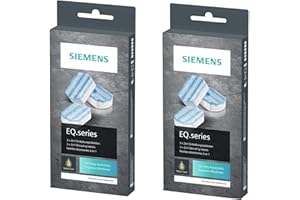Siemens TZ80002 tabletki odkamieniające do serii EQ, 2 opakowania, 6 tabletek.