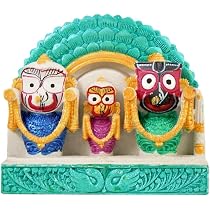 Buy ISKCON Jagannath Metal Jagannath, Balaram and Subhadra ...