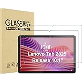 ProCase Pack of 2 Screen Protectors for Lenovo Tab 2025 10.1 Inch 9H Tempered Glass Screen Protector - Clear