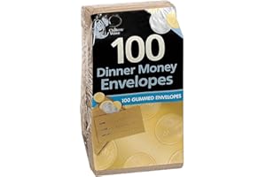 Chiltern Wove Dinner Money Envelopes Pack 200