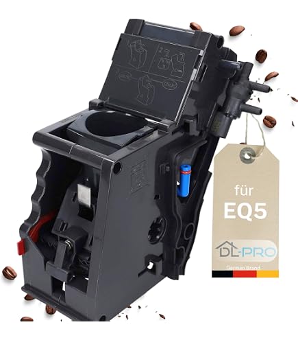 DL-pro Gruppo Infusore Per Macchine Da Caffè Siemens EQ500: Ricambio Completo (11040688, 11032775) Con Supporto E Imbuto, Colore Rosso