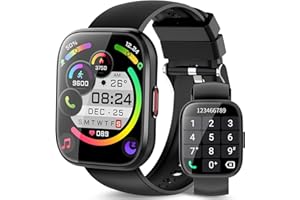 aycy Smartwatch Uomo Donna, 1,85'' Orologio Smartwatch con Effettua/Risposta Chiamate, 112 Modalità Sportive Fitness Tracker con Sonno/Cardiofrequenzimetro, IP68 Smart Watch per Android iOS