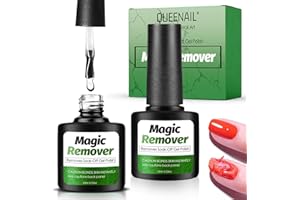 AUBEIFOU 2 Pcs Gel Nail Polish Remover, Easily & Quickly Remove Nail Polish in 3-5 Minutes