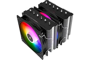 Thermalright Peerless Assassin 120 SE ARGB Black V3 Enfriador de CPU, 6 tubos de calor, tecnología AGHP, velocidad 2000 rpm, Ryzen AM5/AM4, Intel LGA 1700/1851/115X, refrigeración por