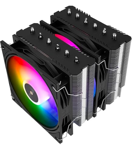 Ventilador Para CPU Peerless Assassin 120 White ARGB - 6 Tubos De Calor, 2 Ventiladores PWM, Compatible AMD/Intel