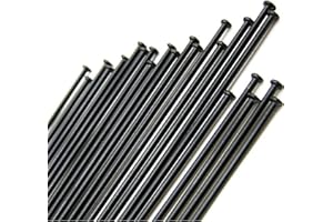 YLME Rayons de vélo 36 pièces, Rayons de vélo à Traction Droite 14G 220-280Mm, Rayons en Acier Inoxydable avec écrous