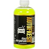 AutoFresh Ara&ccedil; Konsantre Cilalı Oto Araba Yıkama Şampuanı (S&uuml;nger Hediyeli) 410 ML