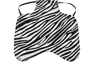 Sparklenut Hühnersattel Tretschutzweste,Doppelte Verdickung Warnweste für Hühner, Kleidung Geflügelenne Sattel Schürze Halter ,Für Huhn Und Ente Rückenschutz Jacke (Zebra)