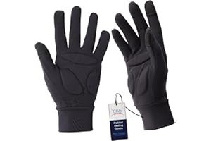 CRS Cross Gepolsterte Skating-Handschuhe – warm gepolsterter Schutz für Eislauf-Übungen, Eiskunstlauf-Tests, Tanzwettbewerb, Rollschuhlaufen und Cheer.