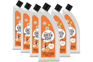 Marcel's Green Soap – WC rengöringsmedel orange och jasmin – WC fräsch – 100% vegansk – 97% biologiskt nedbrytbar – 6-pack – 750 ml