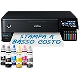 Epson EcoTank ET-8550 Stampante Fotografica per Appassionati Creativi, Formato A3+ Ultraconveniente, Inchiostri a 6 Colori, G