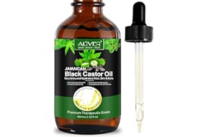 BIEYOC Olej rycynowy, olejek rycynowy Jamajka do włosów, leczenie zniszczonych włosów i suchej skóry, tłoczony na zimno olejek do wzrostu włosów, brwi, rzęs, paznokci i skóry (60 ml)