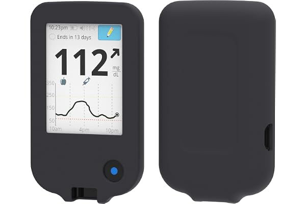 foto-kontor Étui pour Abbott Freestyle Libre 2 Manchon en Silicone Noir