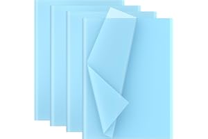 Creavvee Découpage papier de Soie 28 feuilles format 50 x 70 cm Bleu Clair F7170