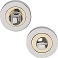 Excel Architectural DH3632 Bathroom Turn & Release, Polished Brass/Chrome