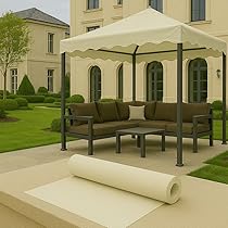 Tessuto Per Tende Da Esterno A Metro - Poliestere, Altezza 165cm, Per Balconi, Gazebo, Protezione UV - Foto 6