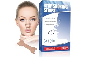 MOSSWORLD Nasenpflaster Schnarchen, [100 Stück] Nosestrips für Sport und SchlafGegen, Schnarchstoppe, Nasenstrips Anti Schnarch Pflaster für Einfacheres Atmen Bei Schlaf