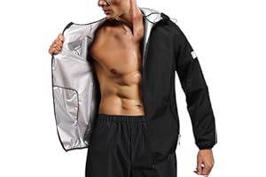 CHUMIAN Vêtements Sauna Sudation Homme Sauna Costume survêtement Sudation Sweat Suits Gym