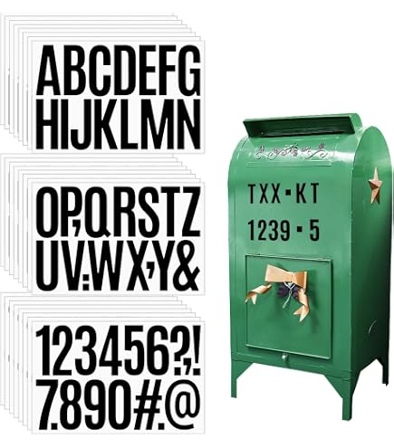 Bekecidi Lot de 12 grandes feuilles d'autocollants en vinyle imperméables pour affiche, fenêtre, boîte aux lettres, camion, voiture - 12 feuilles d' autocollants de l'alphabet - Noir (C