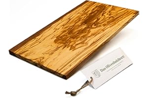 DAS OLIVENHOLZBRETT Brotzeit-Frühstücksbrettchen Rectangular de Madera de Olivo - 35cm