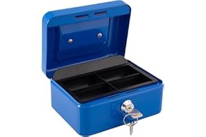 BURG-WÄCHTER Burg Wachter Money 5015 6" Cash Box - Blue