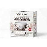 Kafiltro Hario V60-02 Uyumlu Beyaz Kahve Filtresi