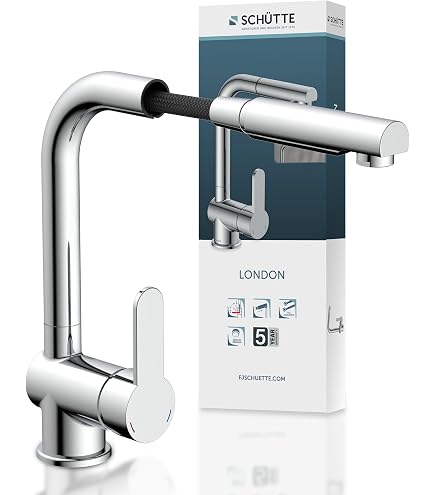 Mitigeur D'évier DELABIE Avec Bec Orientable Et Douchette Extractible - Neuf