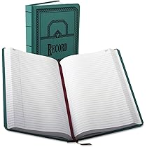 BookFactory Record Book Professional Record and Account