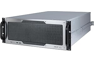 HCX Nexus Series NX465 Boitier Serveur 4U pour Rack 19", Profondeur Étendue de 650mm, 15 Baies de Disque Interne 3.5", Compatible EEB/E-ATX, CEB et ATX