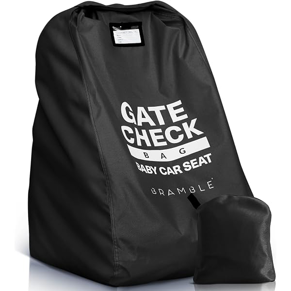 Sac De Voyage Pour Siège D'Appoint - Housse De Transport Avion - Nylon 600D - 40x24x43 Cm - Noir - 4