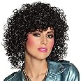 Boland Adult Club Wig - Curly Synthetic Black Hair for Carnival, Theme Parties, and Costumes - Perfect for Fancy Dress and Cosplay