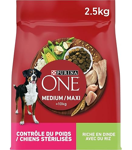 PURINA ONE Croquettes Chien Adulte Moyenne et Grande Taille Au Buf