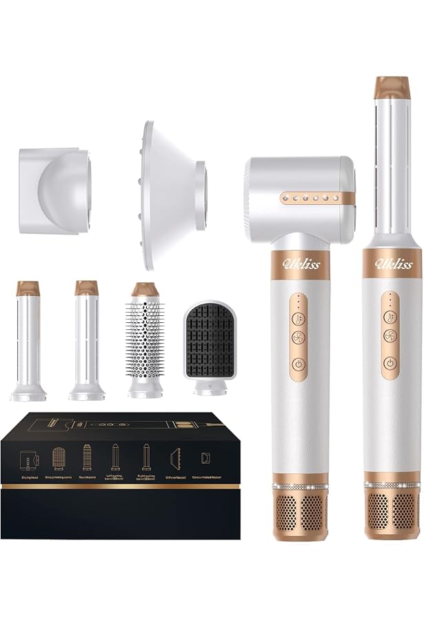 AXCEED 9-in-1 Hairstyler Set - 1400W Stylingbürste Produktbild-Vorschau 3