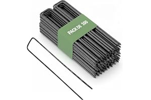 GARDENIX® Lot de 100 IronPEG Piquets de Fixation en Acier Longueur: 200 mm | Largeur: 30 mm | Epaisseur: 3 mm