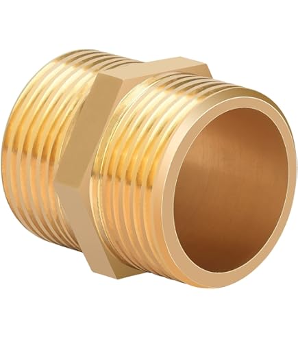 Gardena 353970 Réducteur En Laiton Filetage 47,9 Mm 1/2-AG / 42 Mm G 1