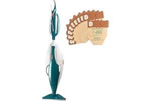 DIERRESTORE Aspirapolvere Folletto VK131 - RIGENERATA - Con 2 Anni Di Sacchetti Compatibili, 3 Super Velocità, Setole Reversibili per Marmo & Parquet, Avvolgicavo Girevole (2 ANNI GARANZIA CON THE POINT FOLLETTO)