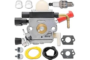 Qiuwanzia HS81 Carburateur pour Stihl HS81R HS81RC HS81T HS86 HS86R HS86T Taille-haie pour ZAMA C1Q-S225 1139 120 0619, 1139 120 0612, 4237 120 0606, 42371200606 Pièces de rechange pour carburateur
