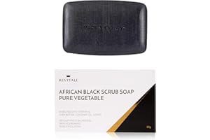 Revitale African Black Natural Oat Scrub Soap - Pure Vegetable